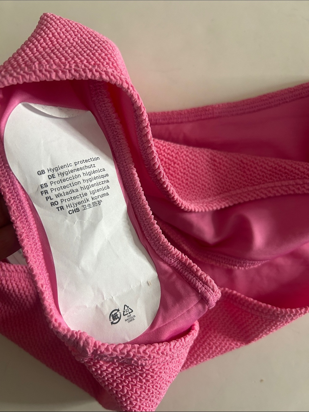 NWT (size 14) & other stories TEXTURED HIGH-WAIST BIKINI BRIEFS - Picture 7 of 7